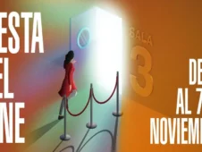 Proyección de cine en la Fiesta del Cine