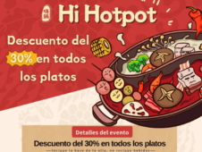 Aniversario de Hi Hotpot: Saborea nuestros platillos con un 30% de descuento